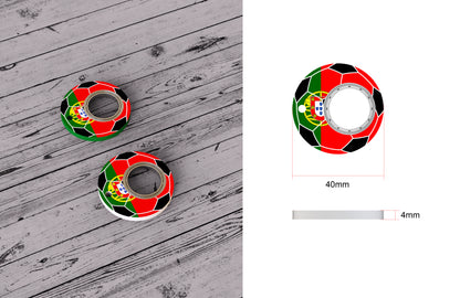 "Football World Cup Fidget Spinner – Keychain, Stress Relief & Bottle Opener in One!"