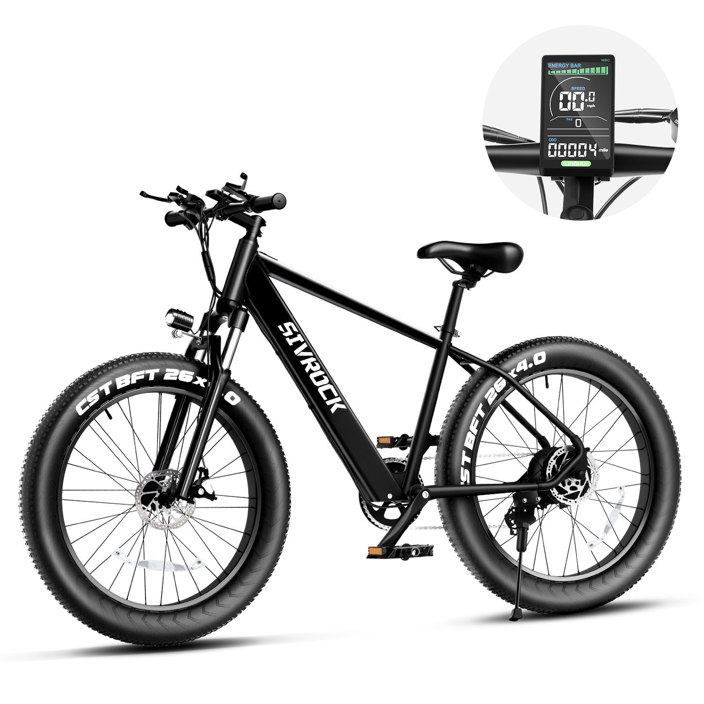 Professional Electric Mountain Bike – 26" Fat Tires, 1000W Motor, 48V 15Ah Ebike for Adults