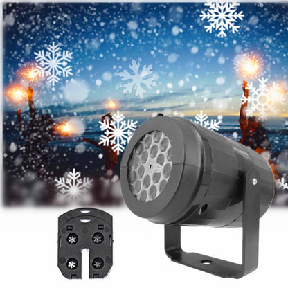 Snowflake Projector LED Light – Rotating Xmas Outdoor Decor