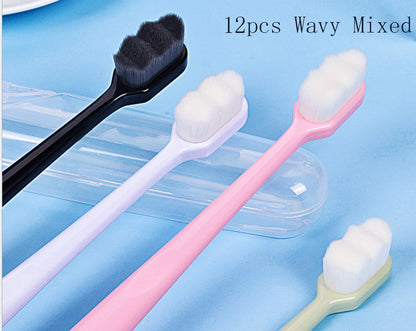 "Ultra-Fine Soft Toothbrush – Gentle, Deep Cleaning for Teeth Care, Perfect for Travel!"