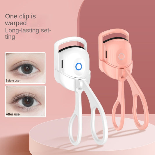 Portable Heated Eyelash Curler – Rechargeable, Long-Lasting, and Effortless Curls!