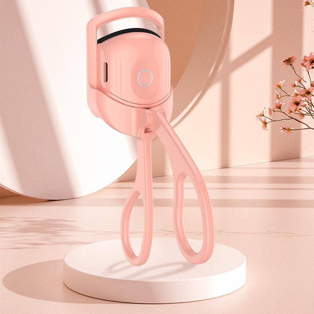 Portable Heated Eyelash Curler – Rechargeable, Long-Lasting, and Effortless Curls!