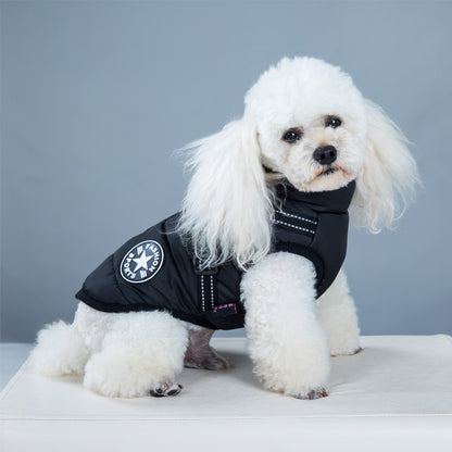 Waterproof Winter Dog Coat – Warm Jacket with Harness for Small & Large Dogs