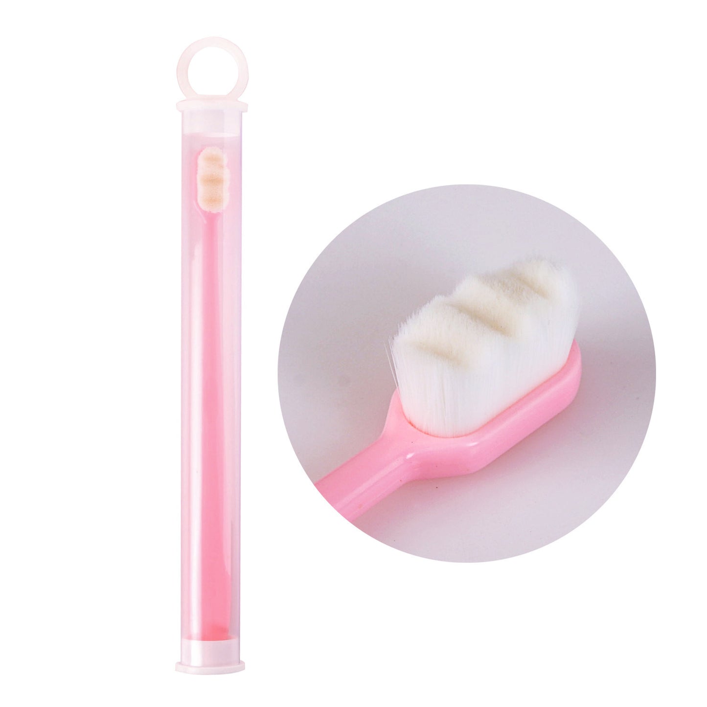 "Ultra-Fine Soft Toothbrush – Gentle, Deep Cleaning for Teeth Care, Perfect for Travel!"