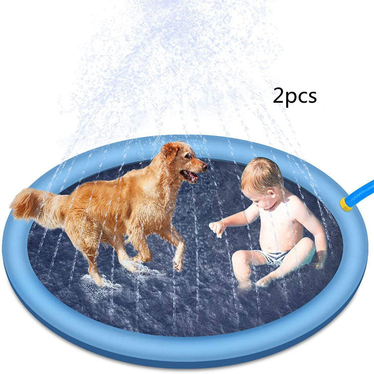 Non-Slip Splash Pad – Outdoor Water Play Mat for Kids & Pets