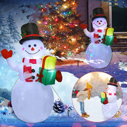 LED Christmas Inflatable – Santa, Tree & Snowman Yard Decor