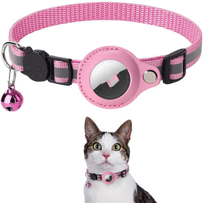 Reflective Waterproof Airtag Collar – Protective Holder for Cats & Dogs