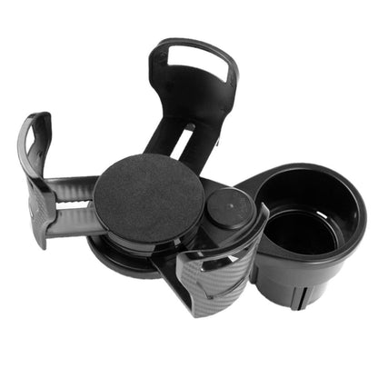 360° Rotatable Car Cup Holder – Bottle, Phone & Sunglasses Organizer