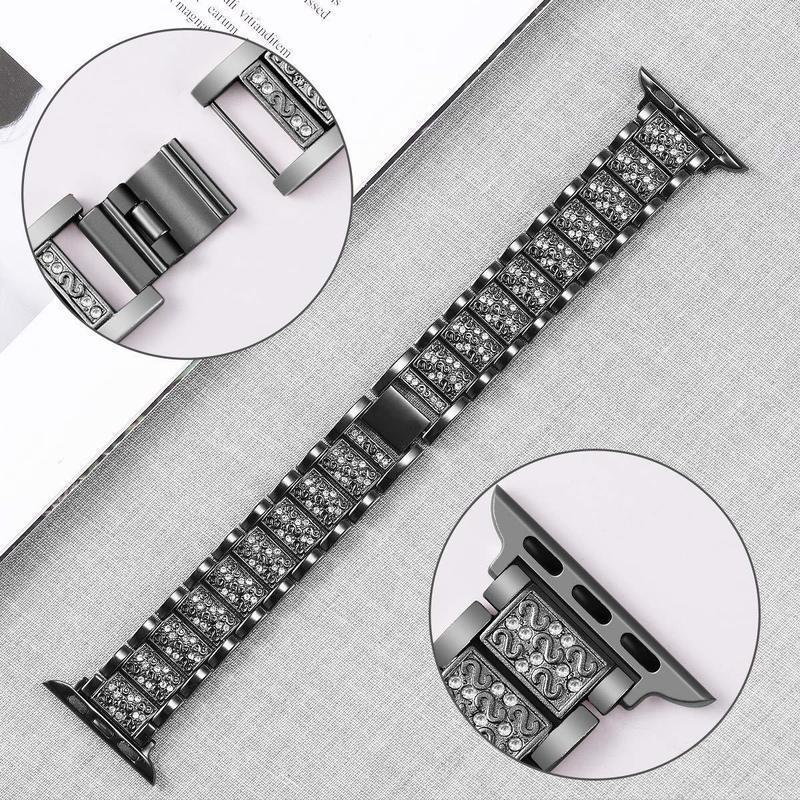 Bracelet Diamond Wrist IWatch Band SE 6 7 8 9 45MM 41MM