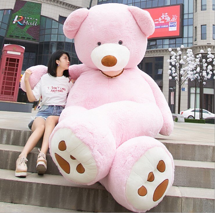 Giant Teddy Bear Plush Toy Huge  Soft Toys  Leather Shell