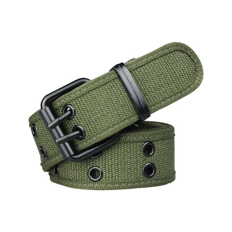 Double Hole Youth Canvas Belt