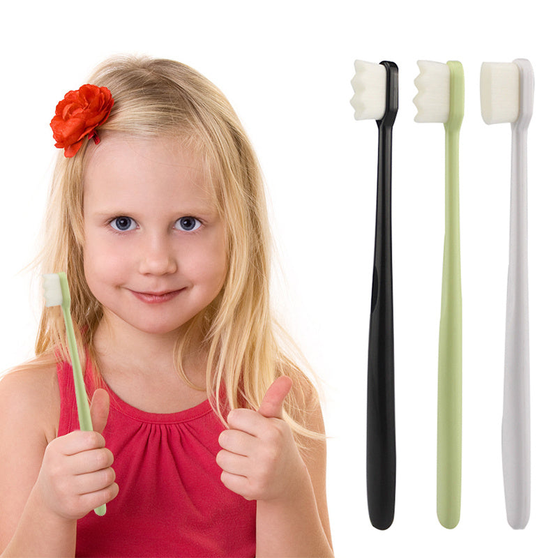 "Ultra-Fine Soft Toothbrush – Gentle, Deep Cleaning for Teeth Care, Perfect for Travel!"