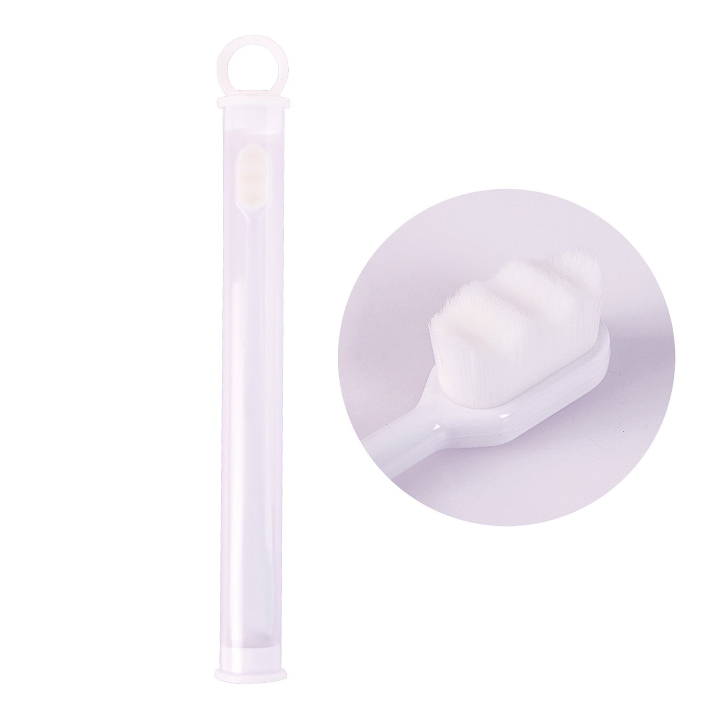 "Ultra-Fine Soft Toothbrush – Gentle, Deep Cleaning for Teeth Care, Perfect for Travel!"