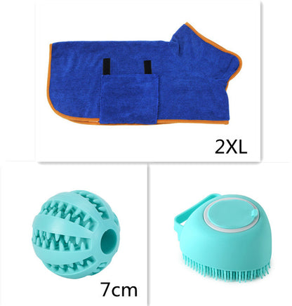 Silicone Dog Bath Brush – Massage Gloves & Shampoo Comb for Pet Grooming