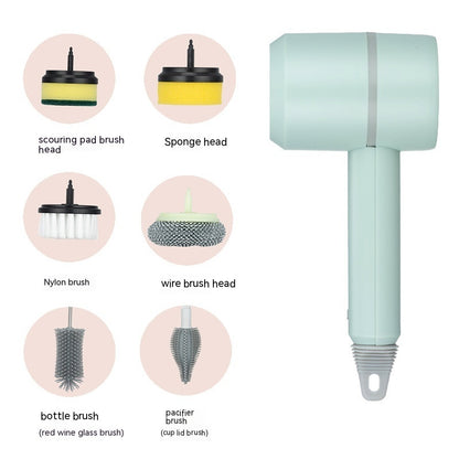 Electric Cleaning Brush – USB Rechargeable for Kitchen & Tiles