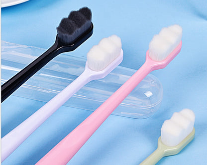 "Ultra-Fine Soft Toothbrush – Gentle, Deep Cleaning for Teeth Care, Perfect for Travel!"