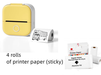 Portable Mini Thermal Label Printer – Bluetooth Label & Photo Maker