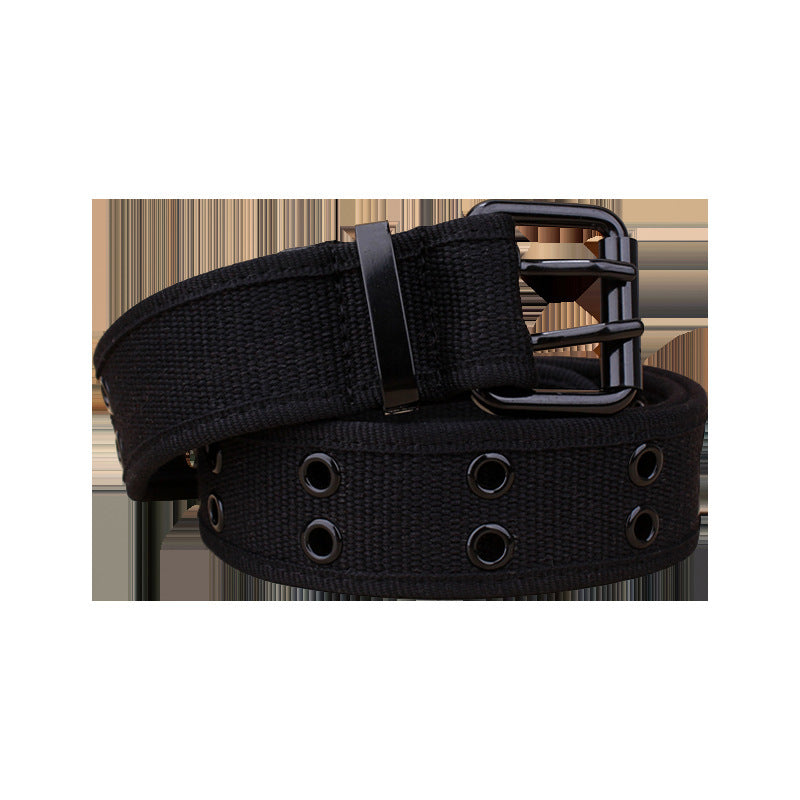 Double Hole Youth Canvas Belt