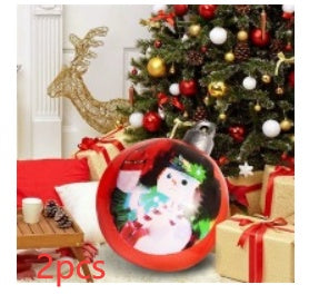 60CM Giant Inflatable PVC Christmas Ball – Outdoor Tree Decor