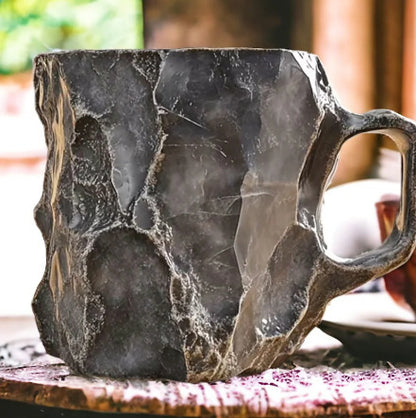 400ml Resin Mineral Crystal Coffee Mugs With Handles Elegant Fake Mineral Crystal Cup