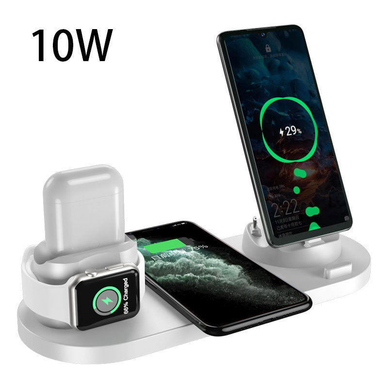 6-in-1 Wireless Charging Dock – Fast Charger for iPhone & Watch