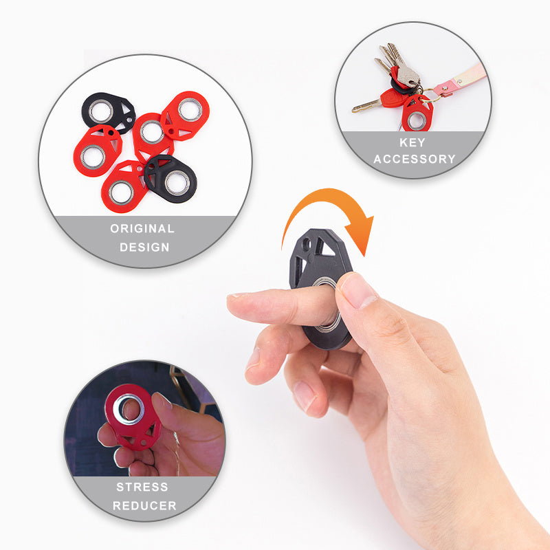 "Creative Fidget Spinner Keychain – Stress Relief, Fun, and Bottle Opener in One!"