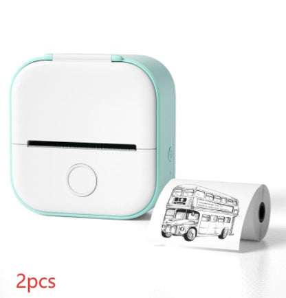 Portable Mini Thermal Label Printer – Bluetooth Label & Photo Maker