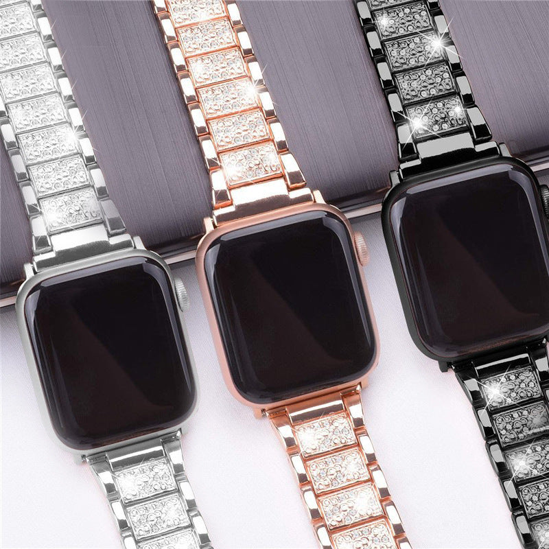 Bracelet Diamond Wrist IWatch Band SE 6 7 8 9 45MM 41MM