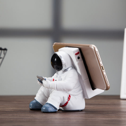 Cute Astronaut Phone Stand – Desktop Holder & Creative Gift Decor