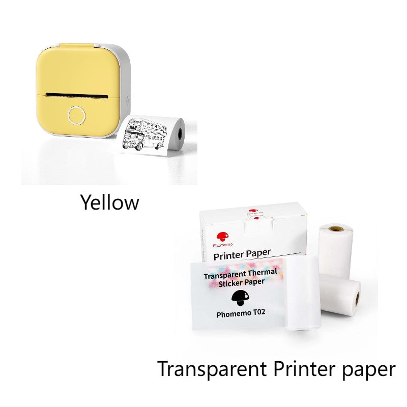 Portable Mini Thermal Label Printer – Bluetooth Label & Photo Maker