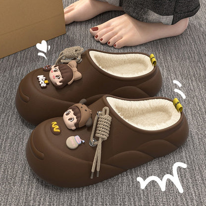 Cartoon Winter Cotton Slippers