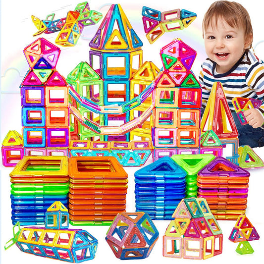 Magnetic Building Blocks – DIY Construction Set Toys for Kids & Gifts