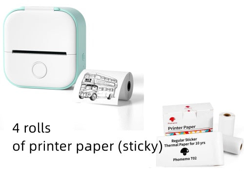 Portable Mini Thermal Label Printer – Bluetooth Label & Photo Maker