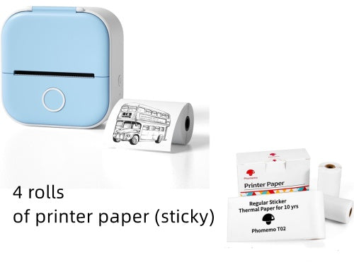 Portable Mini Thermal Label Printer – Bluetooth Label & Photo Maker