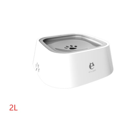 1.5L Cat Dog Water Bowl Carried Floating Bowl