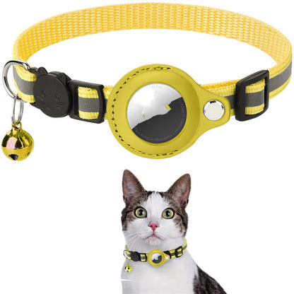 Reflective Waterproof Airtag Collar – Protective Holder for Cats & Dogs