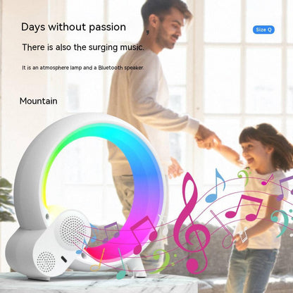 Alarm Clock Bluetooth Audio Intelligent Wake-up Q Colorful Atmosphere Light