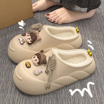 Cartoon Winter Cotton Slippers