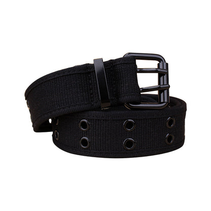 Double Hole Youth Canvas Belt