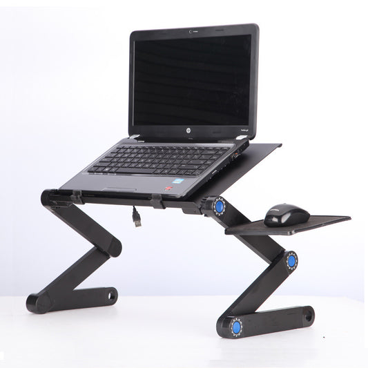 Adjustable Laptop Table Stand – Ergonomic Desk with Mouse Pad