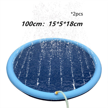 Non-Slip Splash Pad – Outdoor Water Play Mat for Kids & Pets