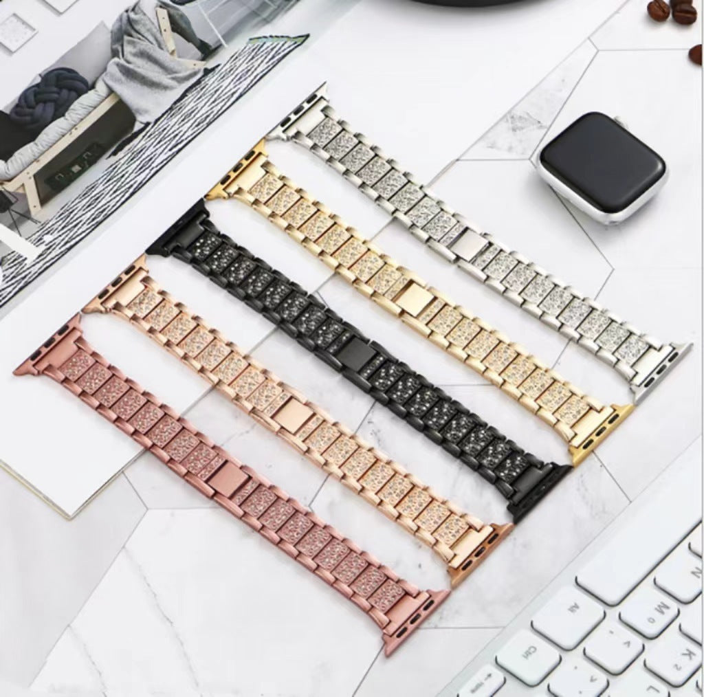 Bracelet Diamond Wrist IWatch Band SE 6 7 8 9 45MM 41MM