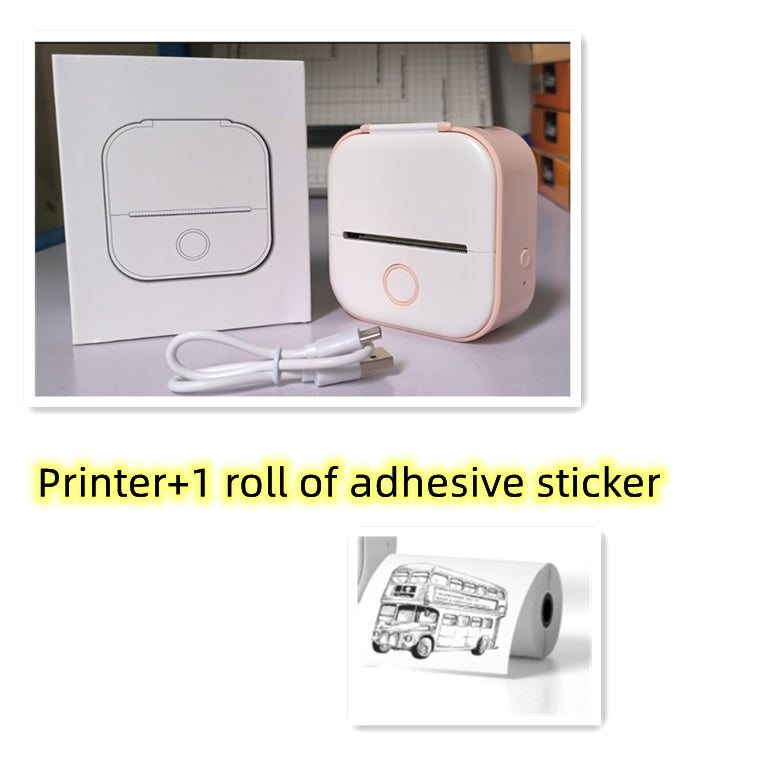 Portable Mini Thermal Label Printer – Bluetooth Label & Photo Maker