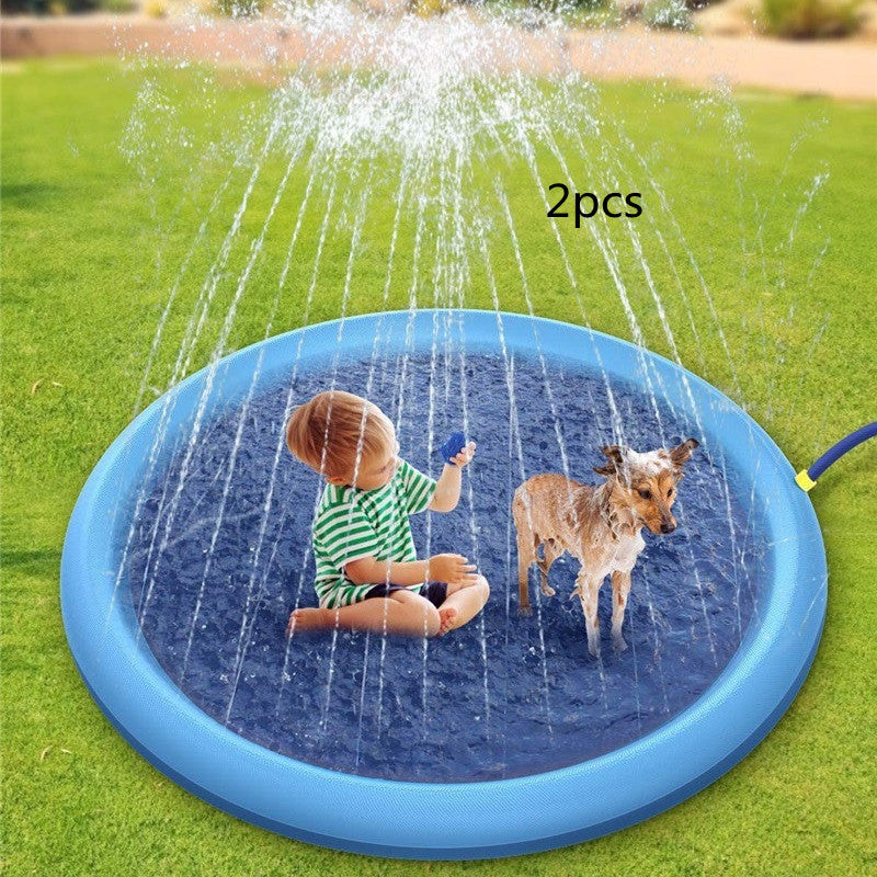 Non-Slip Splash Pad – Outdoor Water Play Mat for Kids & Pets