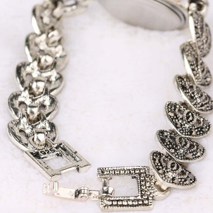 Bohemian Watch Vintage Rhinestone Crystal Heart Bracelet