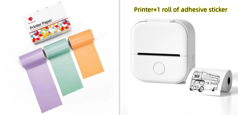 Portable Mini Thermal Label Printer – Bluetooth Label & Photo Maker