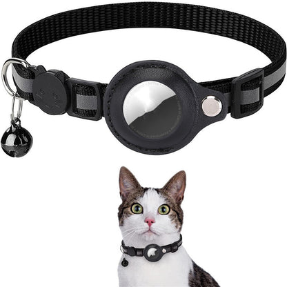 Reflective Waterproof Airtag Collar – Protective Holder for Cats & Dogs