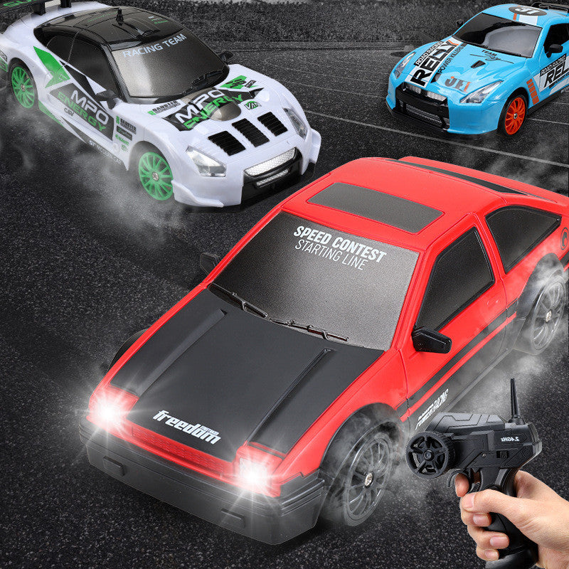 2.4G RC Drift Car – 4WD GTR Model AE86 Racing Toy for Kids' Christmas Gift