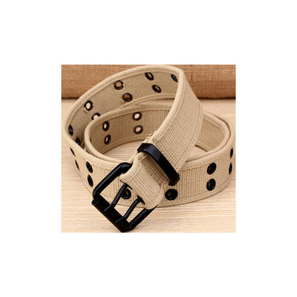 Double Hole Youth Canvas Belt