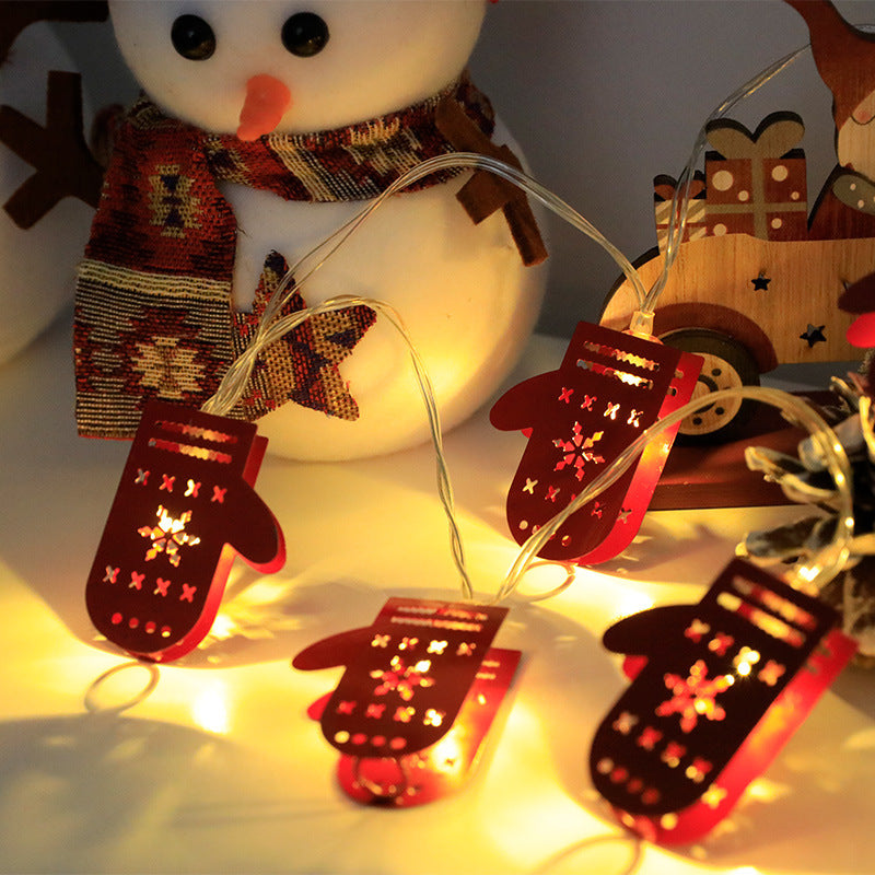 Christmas LED String Lights – Santa, Elk & Snowman Ornaments